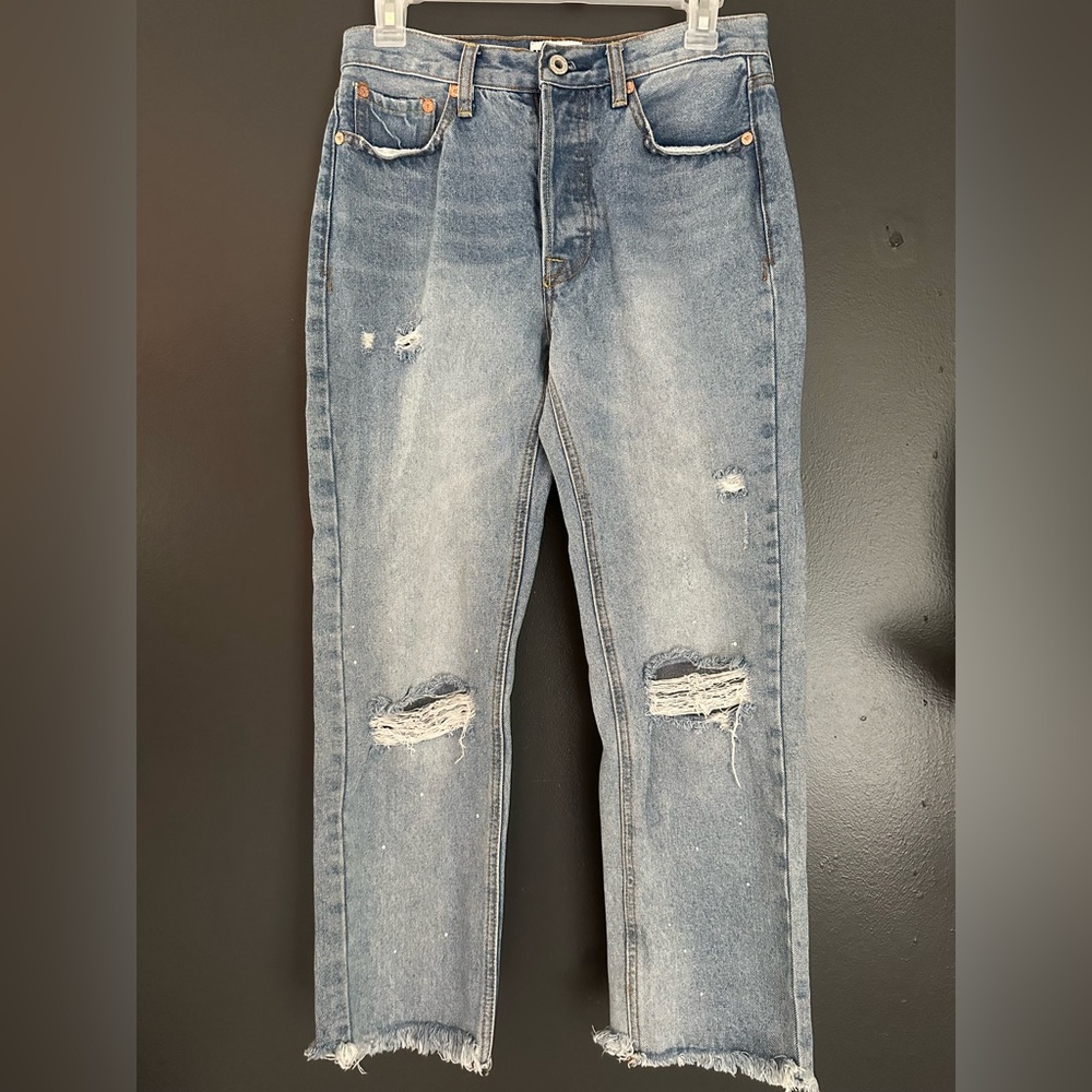 Umgee Jeans Company Ultra Distressed High Waisted Jeans